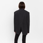 Пиджак женский с разрезом на спине MIST размер S-M, цвет черный - Фото 3