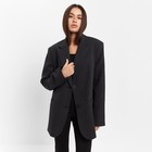 Пиджак женский с разрезом на спине MIST размер S-M, цвет черный - Фото 5
