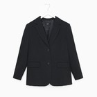 Пиджак женский с разрезом на спине MIST размер S-M, цвет черный - Фото 8