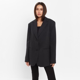 Пиджак женский с разрезом на спине MIST размер L-XL, цвет черный