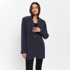 Пиджак женский с боковыми разрезами MIST размер 40-42, цвет синий - фото 3779137