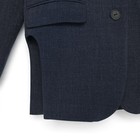Пиджак женский с боковыми разрезами MIST размер 40-42, цвет синий - Фото 10