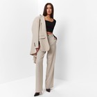 Пиджак женский с боковыми разрезами MIST размер 40-42, цвет бежевый - Фото 6