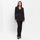 Пиджак женский с защипами MIST р.46, черный - Фото 5