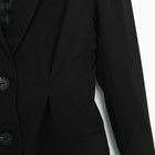 Пиджак женский с защипами MIST р.46, черный - Фото 9