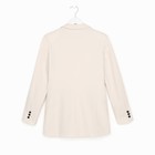 Пиджак женский с защипами MIST р.44,   молочный - фото 808915732