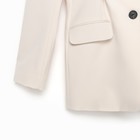 Пиджак женский с защипами MIST, размер 46, молочный - Фото 7