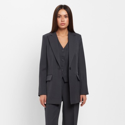 Пиджак женский MIST: Classic Collection, размер 48, графит