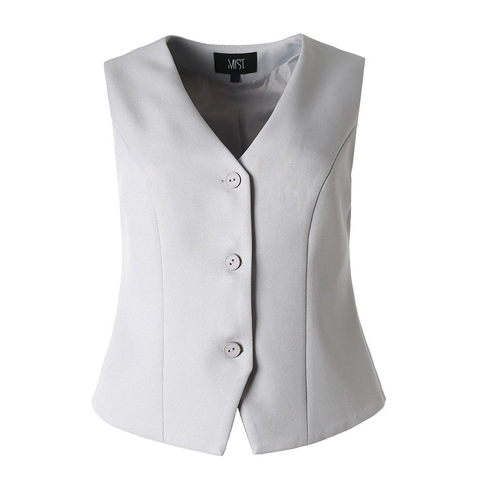 Жилет женский MIST: Classic Collection р. 50, цвет светло-серый 60396
