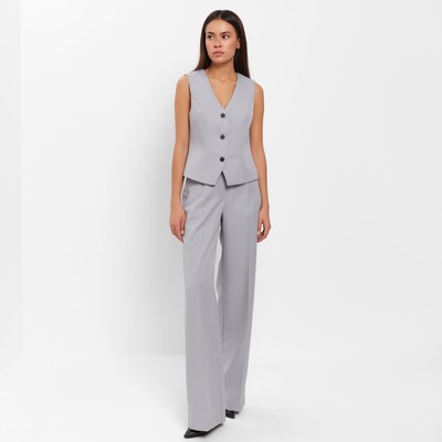 Брюки женские MIST: Classic Collection, размер 44, светло-серые