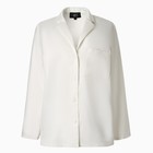 Блуза женская шелковая MIST: Classic Collection р. 44, цвет экрю - Фото 7