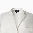 Блуза женская шелковая MIST: Classic Collection р. 50, цвет экрю - Фото 8