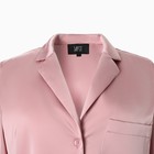 Блуза женская шелковая MIST: Classic Collection р. 44, цвет пыльная роза - Фото 7