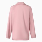 Блуза женская шелковая MIST: Classic Collection р. 44, цвет пыльная роза - Фото 9