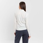 Блуза женская с драпировкой MIST: Classic Collection р. 46, цвет экрю - Фото 8