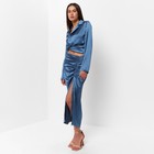 Юбка женская на кулиске MIST: Classic Collection р. 44, цвет синий 9399542 - фото 14150969