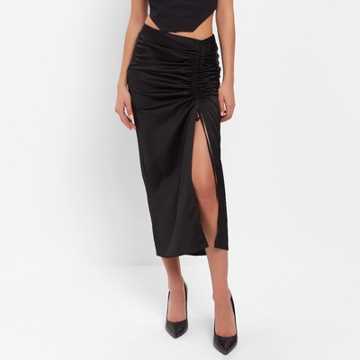 Юбка миди на кулиске женская MIST: Classic Collection размер 44, чёрная