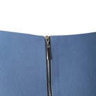 Юбка-баска женская джинсовая MIST: Denim р.42, синий - Фото 9