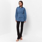Юбка-баска женская джинсовая MIST: Denim р.48, синий 9410923 - фото 14151034