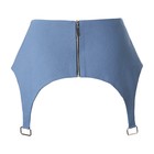 Юбка-баска женская джинсовая MIST: Denim р.48, синий 9410923 - фото 14151038