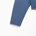 Рубашка женская укороченная с разрезами MIST: Denim, размер 42, синий - Фото 10