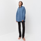 Рубашка женская джинсовая MIST: Denim р.44-46, синий - Фото 3