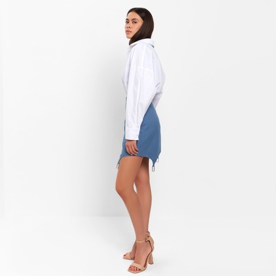 Юбка мини женская джинсовая MIST: Denim, размер 48, синяя