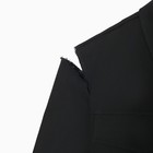 Рубашка женская укороченная с разрезами MIST: Denim р.42, черный - Фото 10
