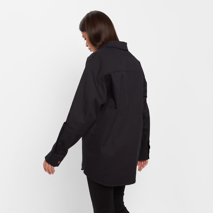 Рубашка женская джинсовая MIST: Denim р.40-42, черный 60441