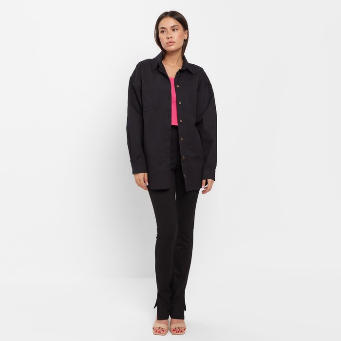 Рубашка женская джинсовая MIST: Denim р.40-42, черный 60441