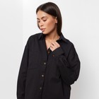Рубашка женская джинсовая MIST: Denim, размер 44-46, чёрный - Фото 3