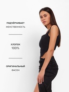 Топ женский джинсовый MIST: Denim р.44, черный - Фото 2