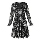 Платье женское MIST plus-size, р.52, черный - Фото 5