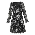 Платье женское MIST plus-size, р.50, черный - Фото 5