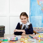 Набор первоклассника, 40 предметов, Calligrata «Бабочка», в папке - Фото 6