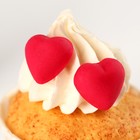 Декор «Сердце красное» для капкейков и тортов, 50 г. - Фото 2