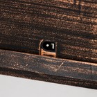 Ночник "Камин" LED от батареек 3хАА USB черный с медной патиной 12х14,5х26,5 см - фото 114341360