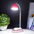 Настольная лампа "Тедди" LED 3Вт АКБ USB розовый 9х13,5х40 см RISALUX - Фото 4