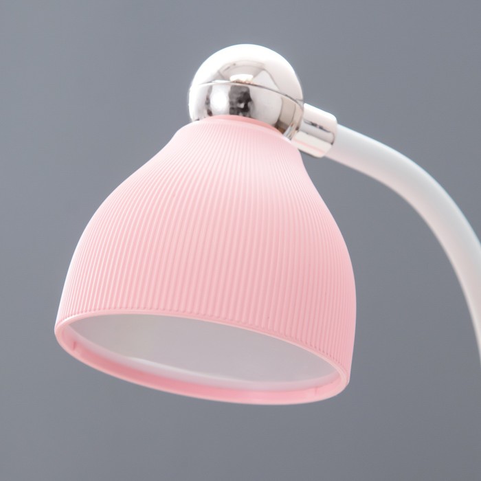 Настольная лампа "Тедди" LED 3Вт АКБ USB розовый 9х13,5х40 см RISALUX - фото 1907631030