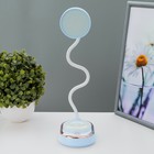 Настольная лампа "Тедди" LED 3Вт АКБ USB синий 9х13,5х40 см RISALUX 9107984 - фото 14151185