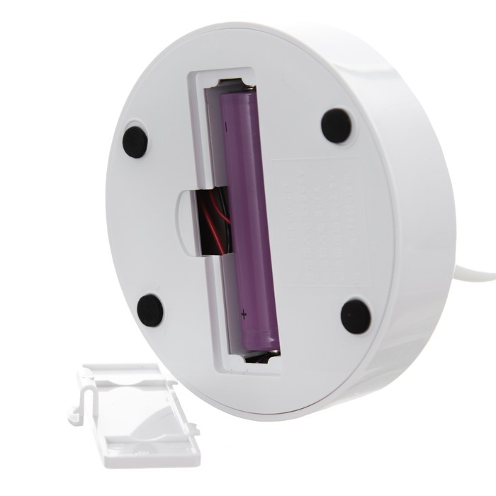 Настольная лампа "Алсер" LED 3Вт АКБ USB белый 9,8х9,8х38 см RISALUX - фото 1907631060
