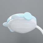 Настольная лампа «Ушки» LED 3 Вт АКБ USB голубой 6×10.5×42.5 см RISALUX 9127224