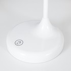 Настольная лампа "Джасти" LED 2,5Вт АКБ USB белый 16х16х54 см RISALUX - фото 22024564