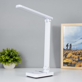 Настольная лампа "Ума" LED 3Вт АКБ USB белый 10х14х54,5 см