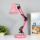 Настольная лампа "Уникум" Е27 15Вт розовый 14,5х15х57 см RISALUX - фото 10260013