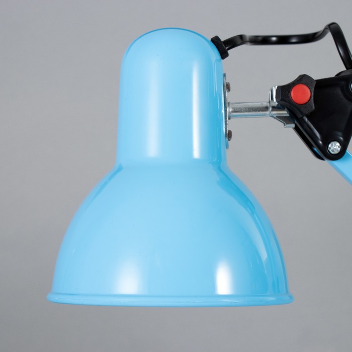 Настольная лампа "Уникум" Е27 15Вт голубой 14,5х15х57 см RISALUX - фото 1910565828
