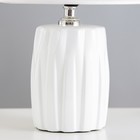 Настольная лампа "Лиана" Е27 40Вт Белый 23х23х34 см RISALUX - фото 22975090