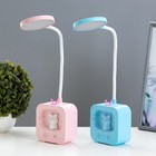 Лампа настольная RISALUX «Мишка», светодиодная, 5 Вт, USB, АКБ, МИКС, 5×10×43 см - Фото 2