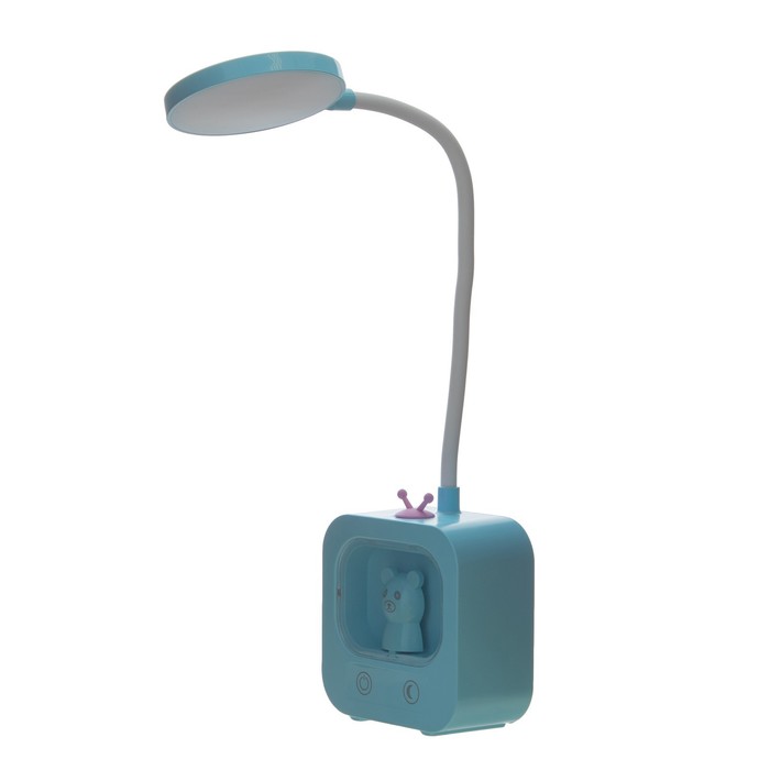 Настольная лампа "Мишка" LED 5Вт USB АКБ МИКС 5х10х43 см RISALUX - фото 1926606243