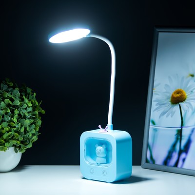 Настольная лампа «Мишка» LED 5 Вт USB АКБ МИКС 5×10×43 см RISALUX